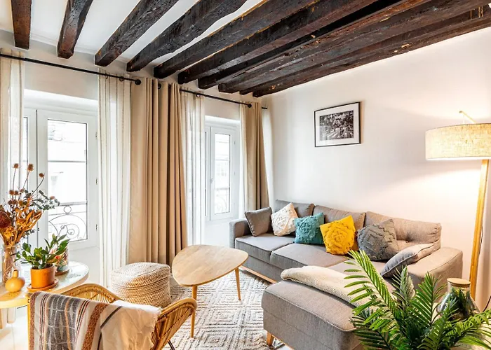 Daire Guestready - Exposed Beams Flat Near Le Marais Paris